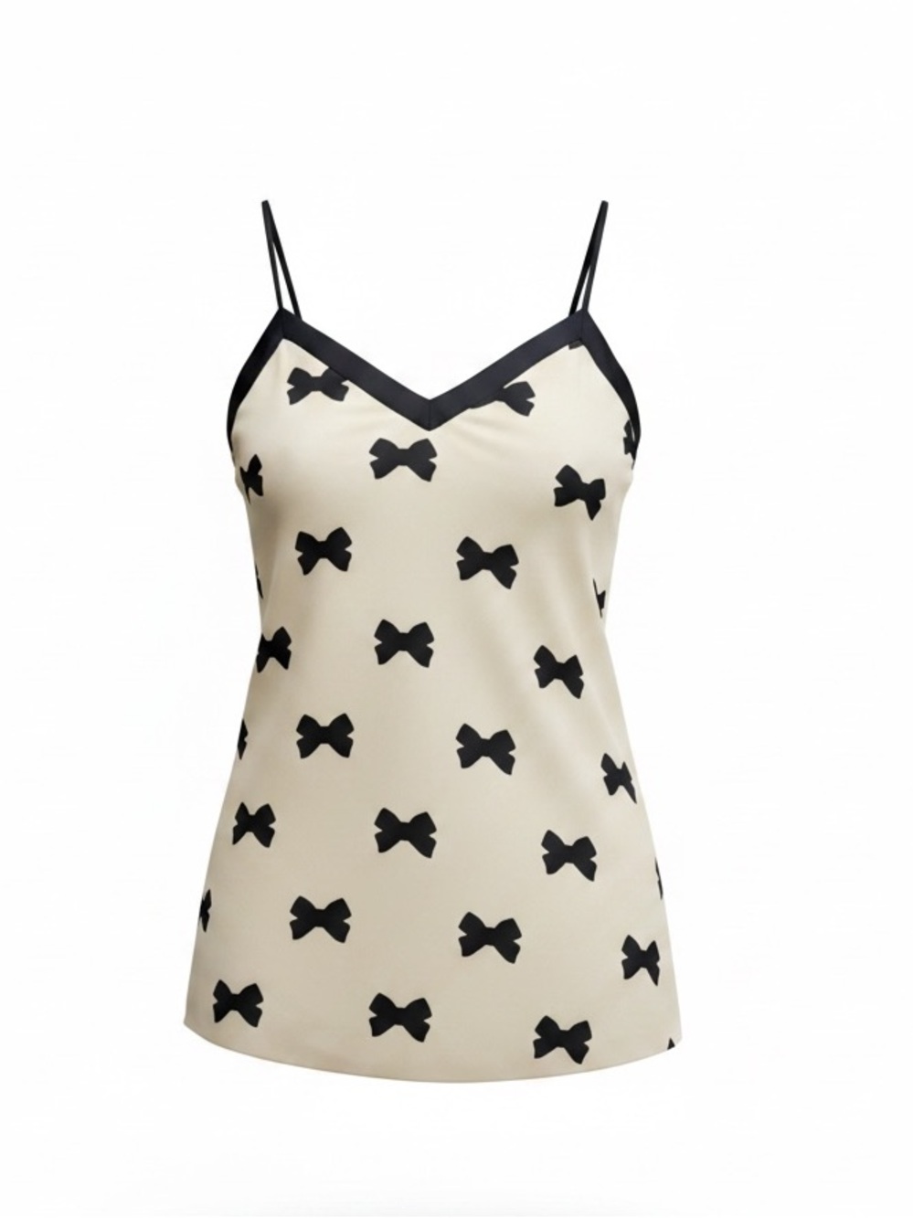 New Kate Spade Dream A Little Dream Bow Print Slip Mini Dress Size 1